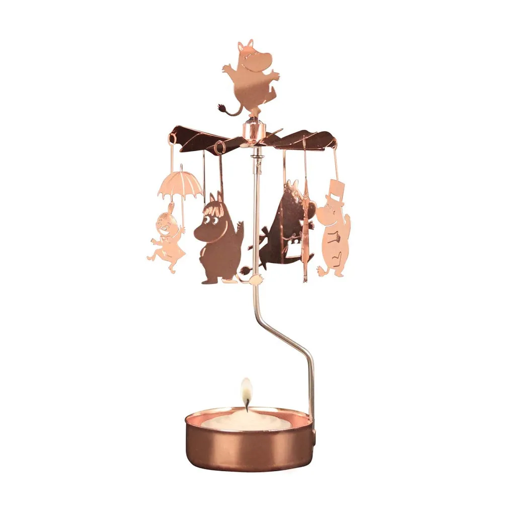 Moomin Family, Copper - Rotating Candle Holder